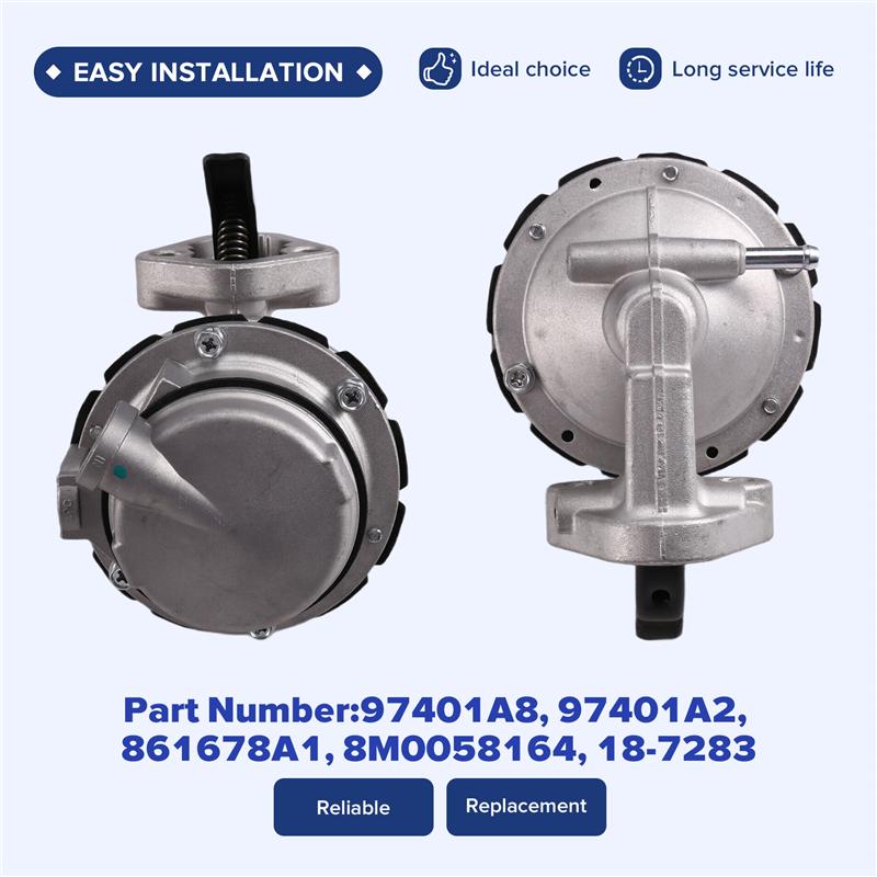 L10A Fuel Pump 861678A1 For 5.0 5.7 305 350 Mercruiser- Compatible Models 97401A2 M60600 18-7283 97401A8 8M0058164