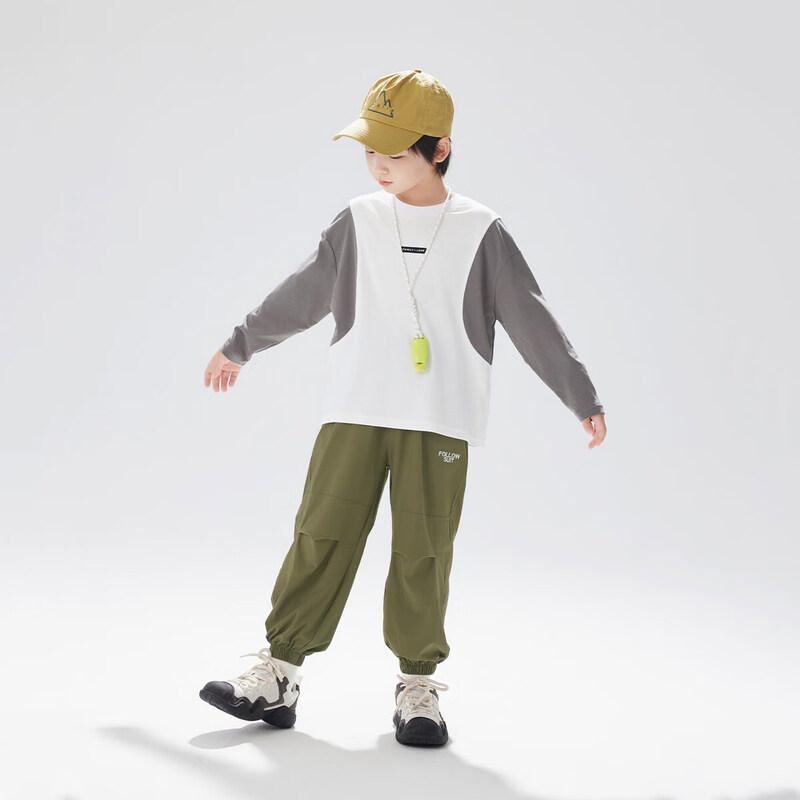 EBAER Kids' Spring Outdoor Water-Repellent Casual Pants