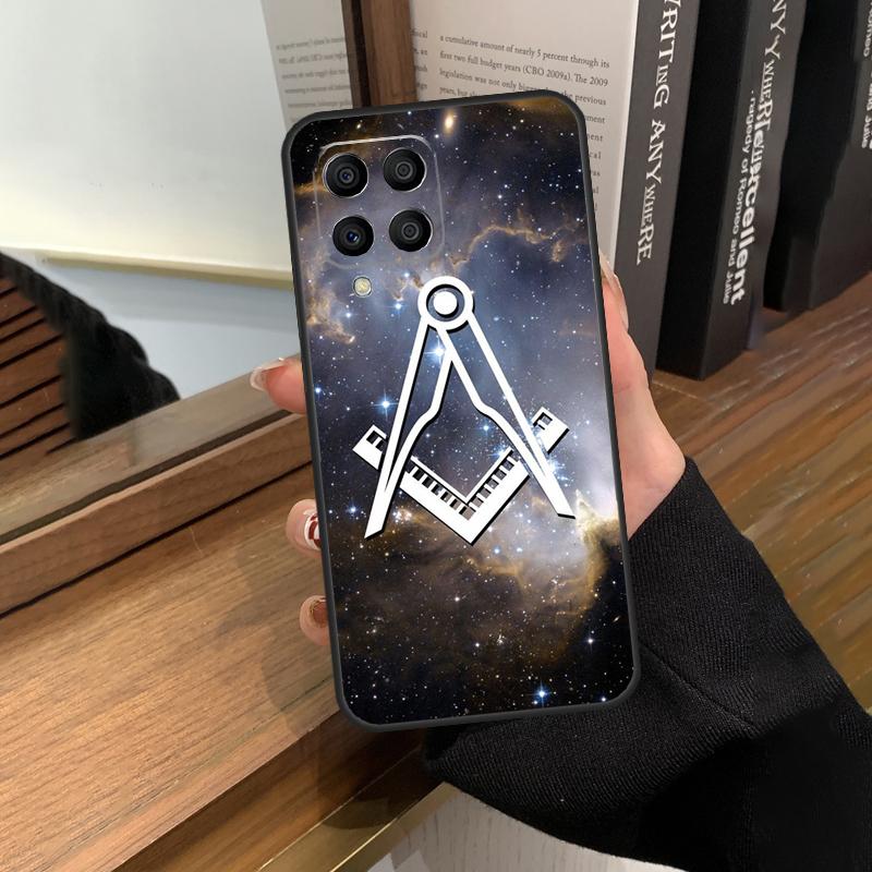 Обложка с символом масонства для Samsung Galaxy M23 M33 M53 M13 M51 M11 M31s M30s M12 M32 M52 M20 M14 M34 M54