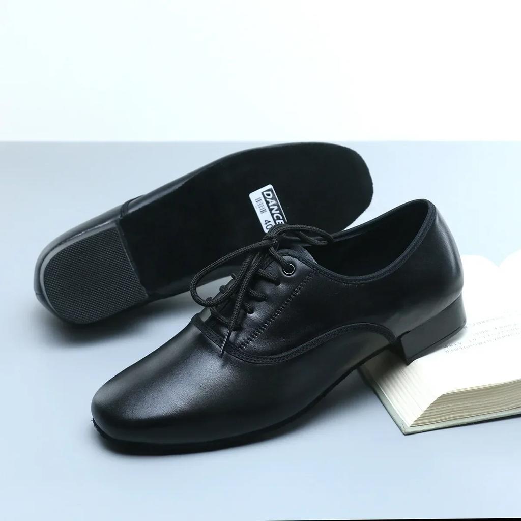 Мужские туфли для современных танцев из натуральной кожи, мужские туфли для латиноамериканских танцев, танго, бальных танцев, с мягкой подошвой, мужские танцевальные туфли, дышащие кроссовки