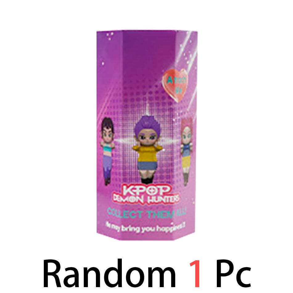 Версия Q K-pop Охотники на демонов коробка Фигурка Игрушка Derpys Tiger Rumi Mira Zoey Sussy Фигурка Кукла Фанаты Рождество день рождения Подарок