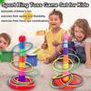 Colorful Plastic Sport Ring Toss Game Set for Kids, Outside Toy Family Christmas Party Games Gifts, Kids Sports Educational Toys
