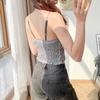 Slim Sequin Bandeau Tank Top - Summer Fashion