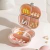 Portable 7-day Portable Medicine Box Divided Into Compartments Without Mixing Flavors Large Capacity Moisture-proof Pill Storage Box