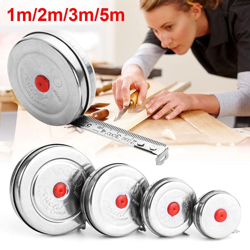Портативная рулетка Стальная измерительная лента 1м 2м 3м 5м Стальная измерительная лента Измерительная линейка