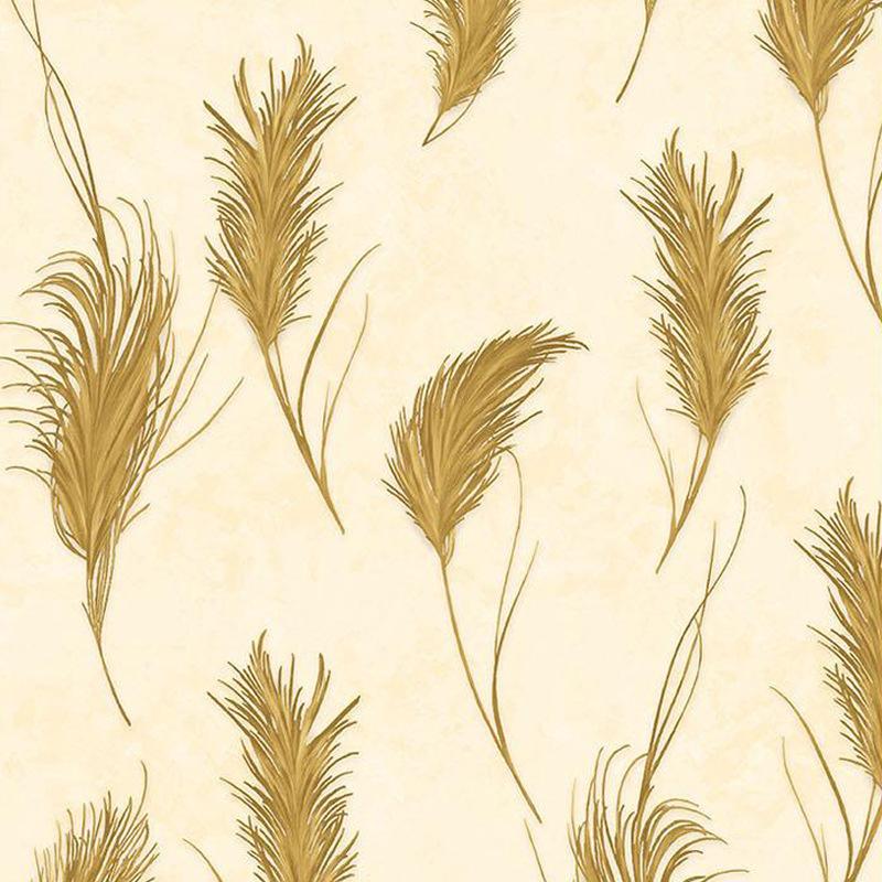 Papel De Parede Modern Minimalist Black Gold Feather Wallpaper 3D Living Room Abstract Wall Paper Mural