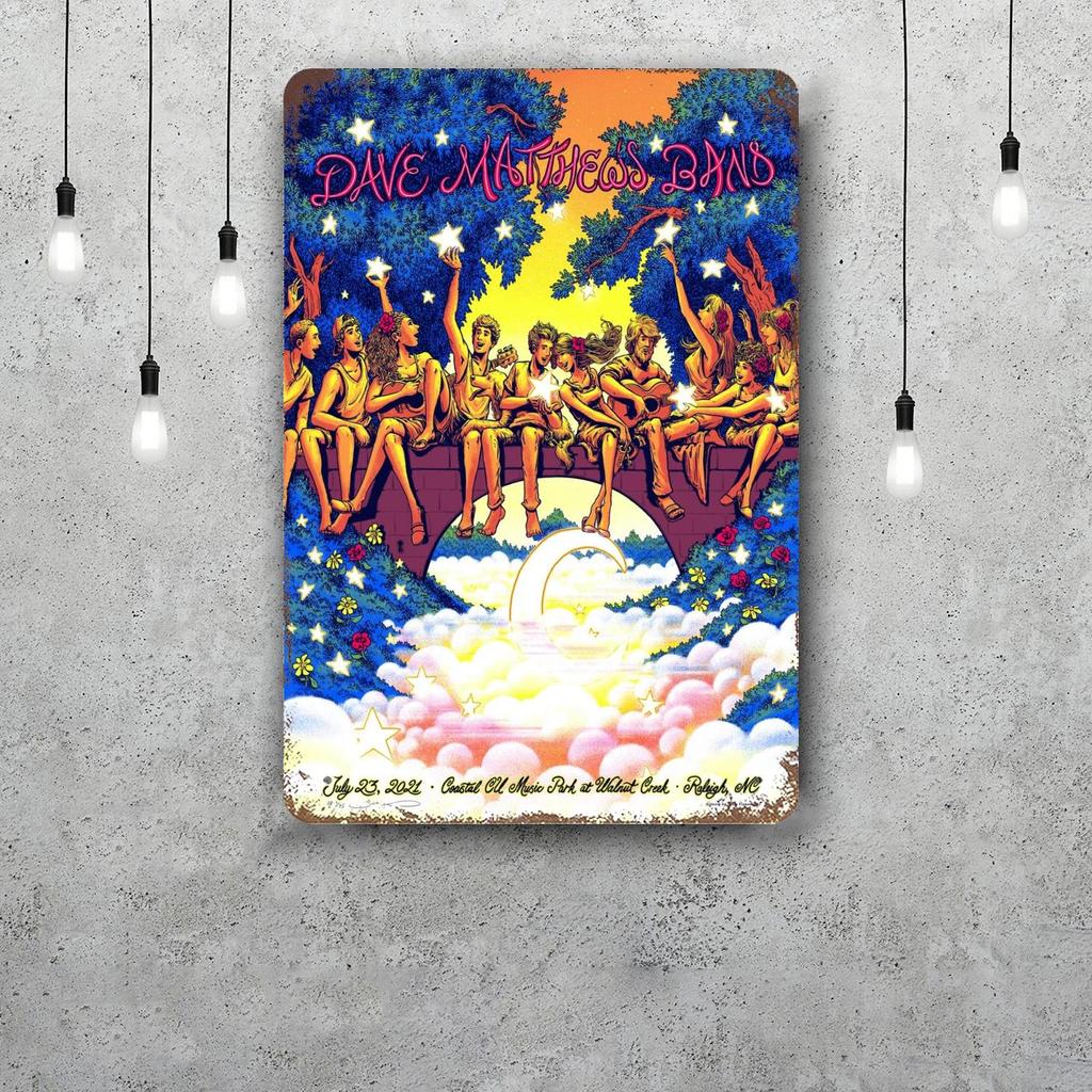dave matthews band Metal Signs wall decor Vintage Tin Signs Captain Metal Poster Decor for Bar Pub Club Wall Decoration