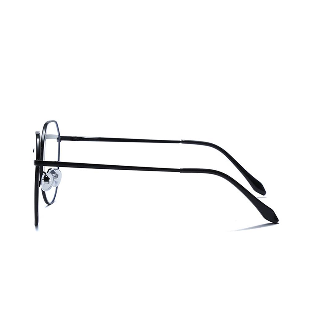 Round Style Alloy Frame One-piece Nose Pads Fashion Photochromic Reading Glasses +0.75 To +4