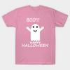 T Shirt Women Boo Happy Halloween Day Harajuku Print Kawaii Tshirt Summer Short Sleeve Female T-Shirt Top Tee