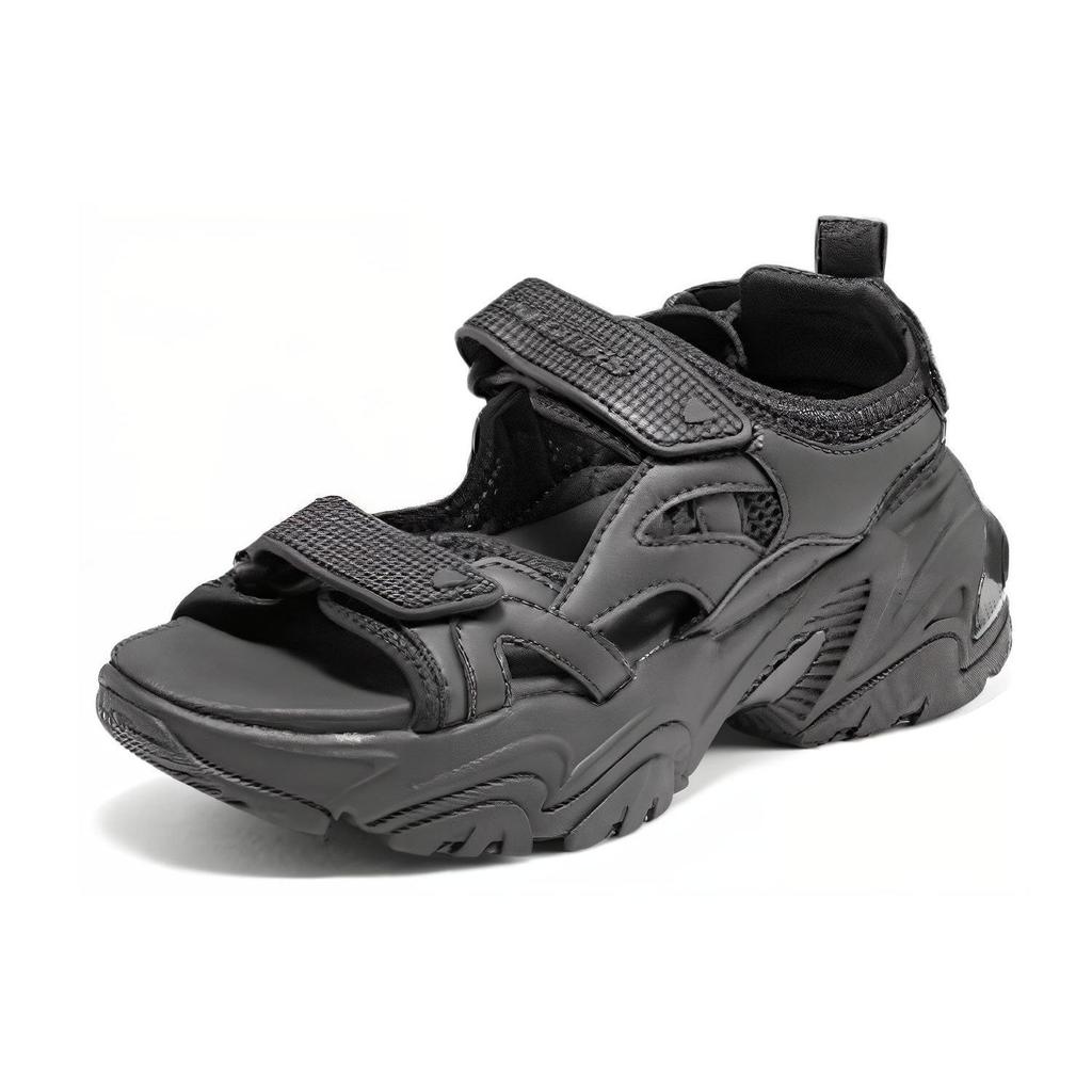 Skechers Сандалии Маленький Медведь Удобные Универсальные Пляжные Сандалии Женские Сандалии Черные 896051-BBK