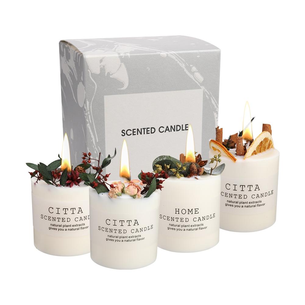 Свеча для ароматерапии, соевый воск, романтическая свеча-столб, рождественское украшение, домашний интерьер, ароматерапия