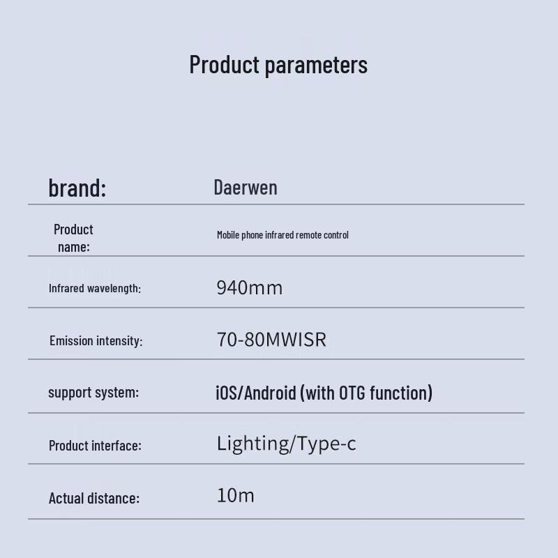 DOREWIN Универсальный инфракрасный пульт дистанционного управления для телефона (2-Pack)