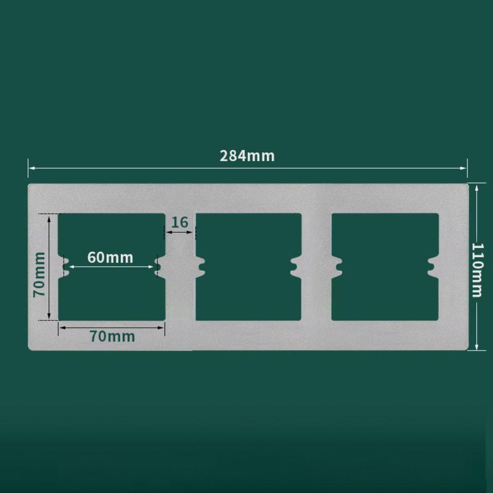 Универсальные настенные панели Пластиковая рамка для розетки выключателя Крышка выключателя Декоративная крышка Электрическая