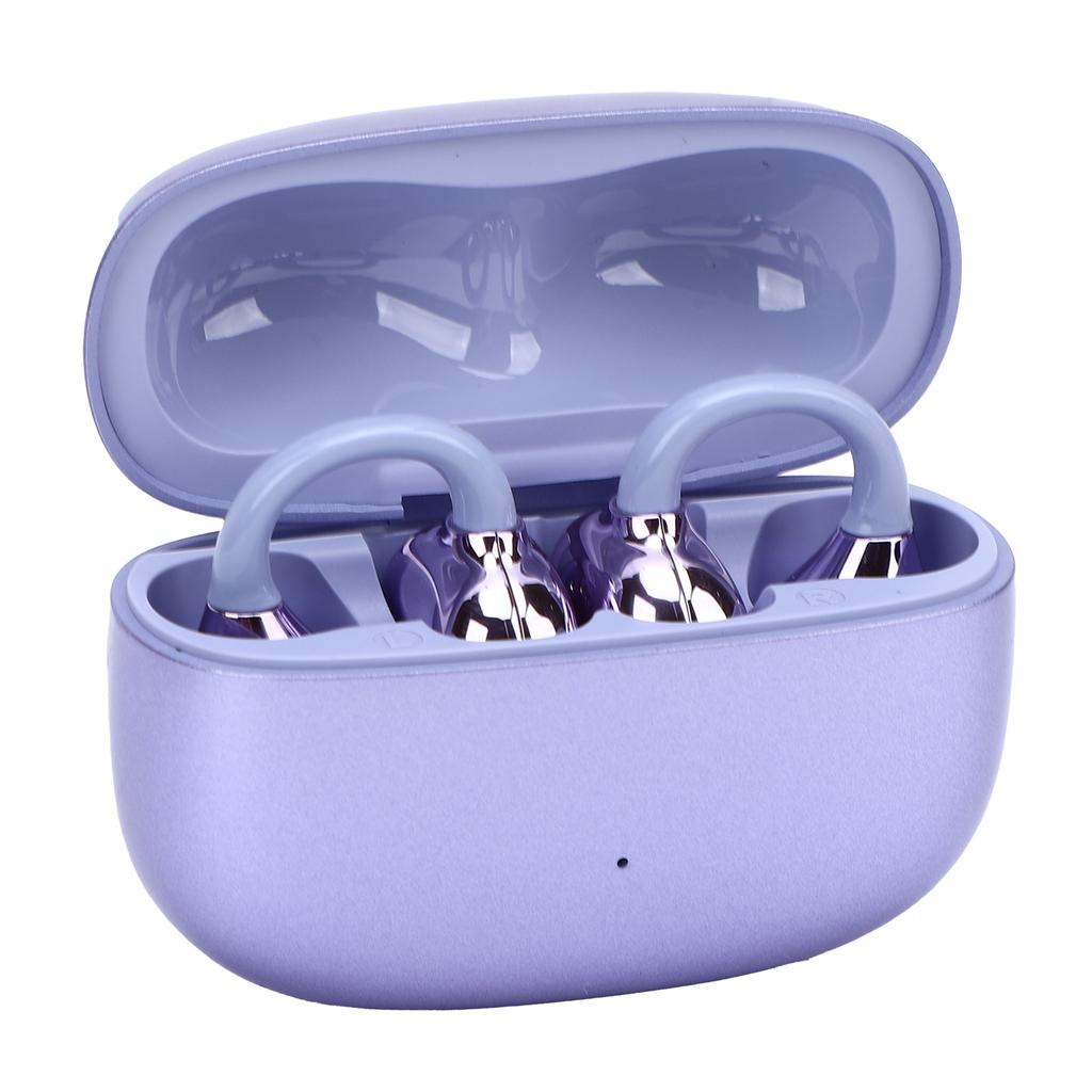 Clip On Earbuds Bluetooth V6.0 Wireless Open Earphones IPX5 Water Proof Low Latency for Fitness