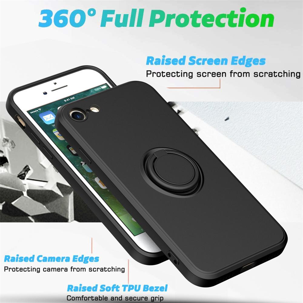 Роскошные Магнитные Чехлы из Жидкого Силикона Для Для Iphone 15 14 13 12 11 Pro Max XS XR 6 6s 7 8 Plus SE Мягкая Крышка С Держателем-Кольцом
