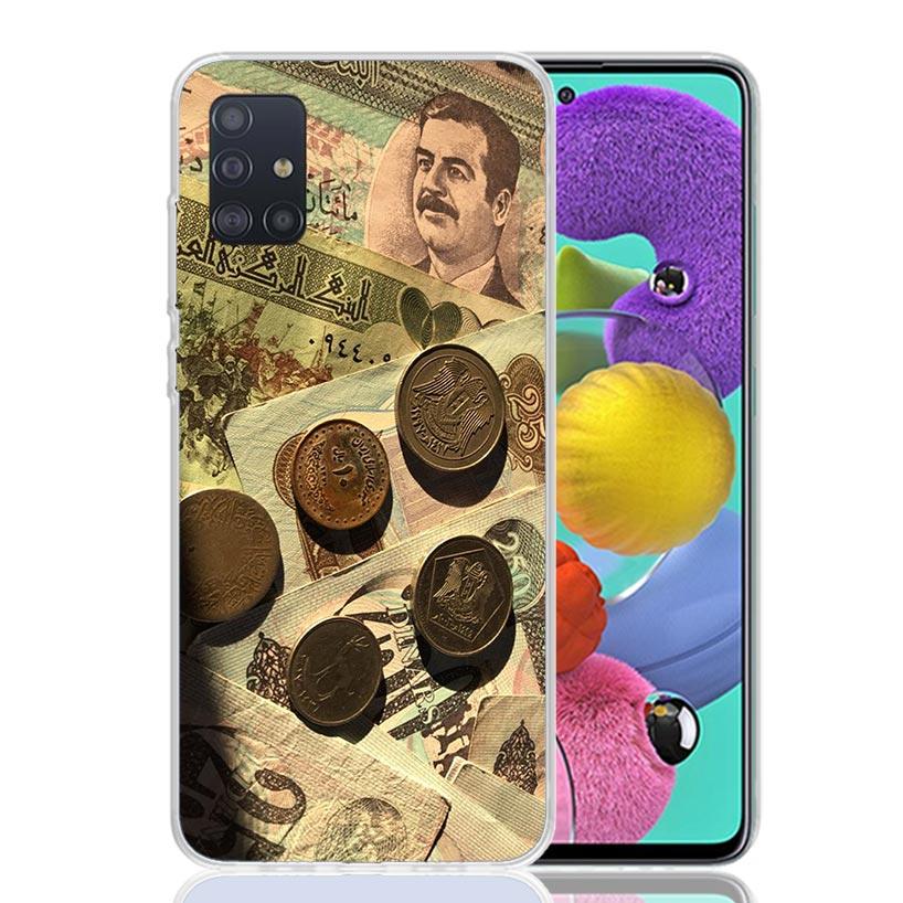 Etui Fashion Saddam Hussein Iraq Arabic Phone Case for Samsung Galaxy A52 A51 A50S A12 A22 A32 A72 A10S A30S A31 A71 Note 20 Ult