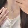 Little Waist Necklace Zircon Necklace for Women; Collarbone Chain; Luxurious, Cute, Fashionable Jewelry Gift