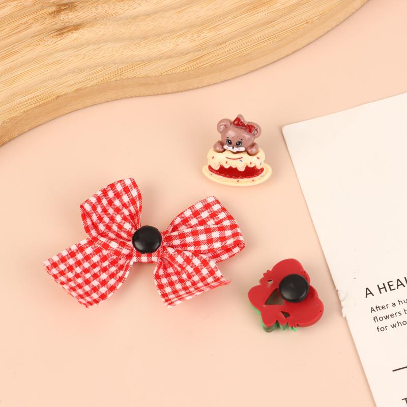 Милая пряжка для обуви в виде торта с вишневыми леденцами, девчачий съемный цветок для обуви, шармы для обуви для обуви с отверстиями, декоративные аксессуары для верха обуви