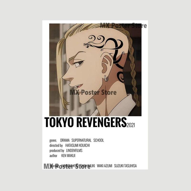 Убийца Демонов, белый бумажный плакат, классический японский аниме-сериал, художественная мультяшная живопись, наклейка для домашнего бара, художественная настенная декоративная фреска