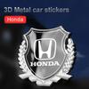 3D Металлический Значок Наклейка на Багажник, Окно, Бок автомобиля для Civic Accord Fit Jazz Pilot CRV Odyssey Passport City Shuttl