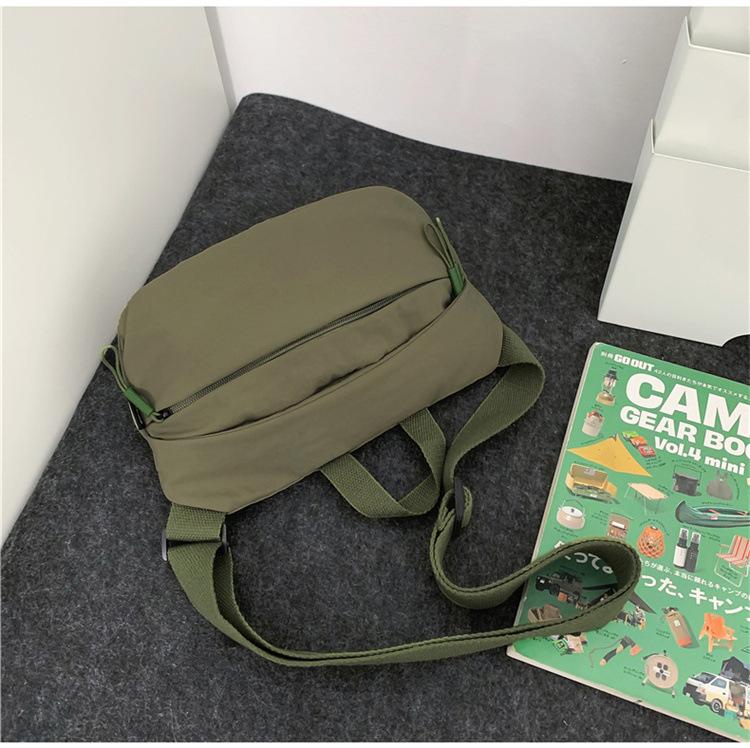 Нагрудная сумка мужская и женская повседневная простая сумка-мессенджер японская модная литературная сумка на плечо стиль поясная сумка Tide