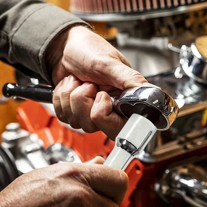 250mm Extended Sleeve Sleeve Ratchet Extender Long Rod Steering Sleeve Linkage Attachment Hand Tools Auto Repair Parts