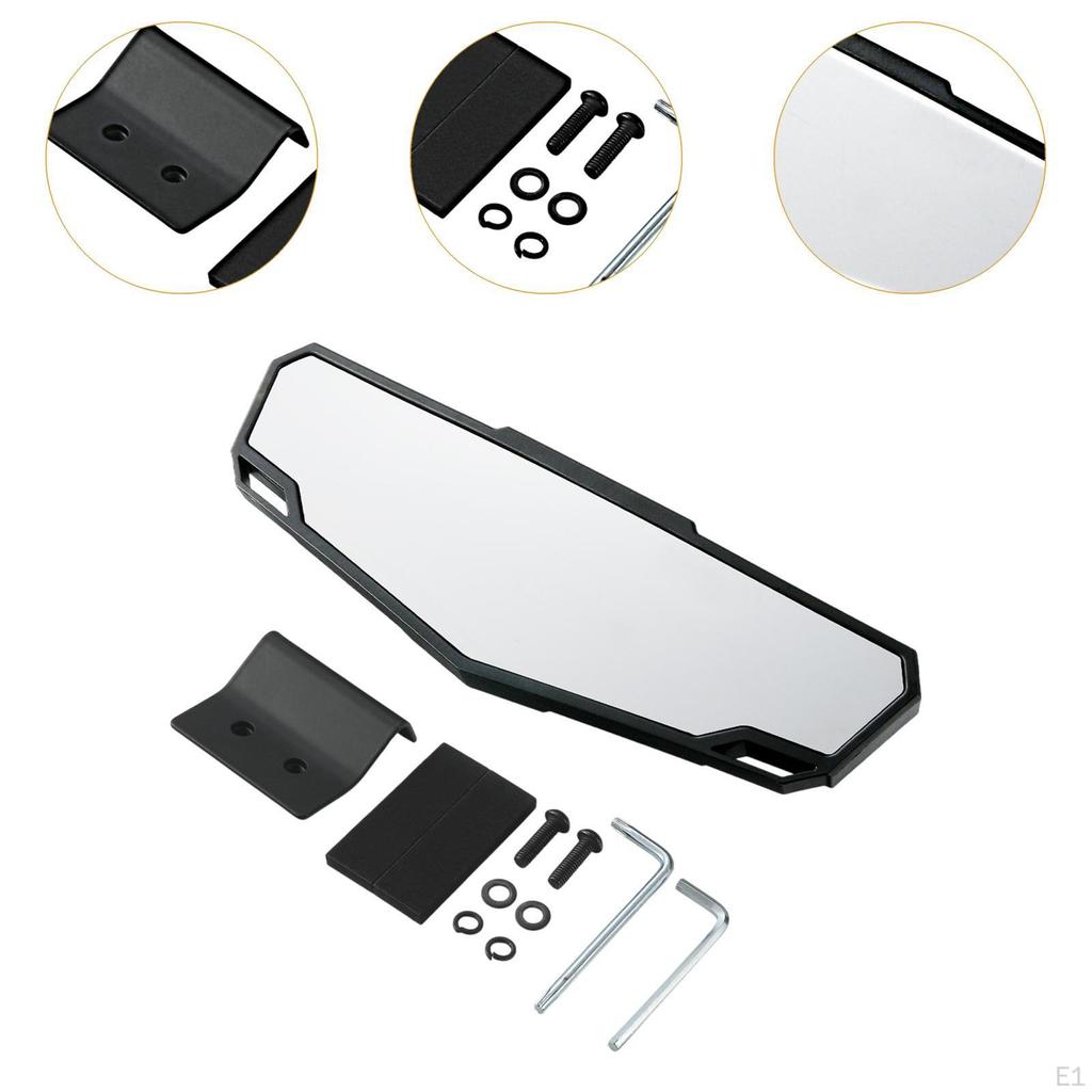 UTV Center Rear Views Mirror, Convenient, Replace Wear Resistant Sturdy Practical Easy To Use