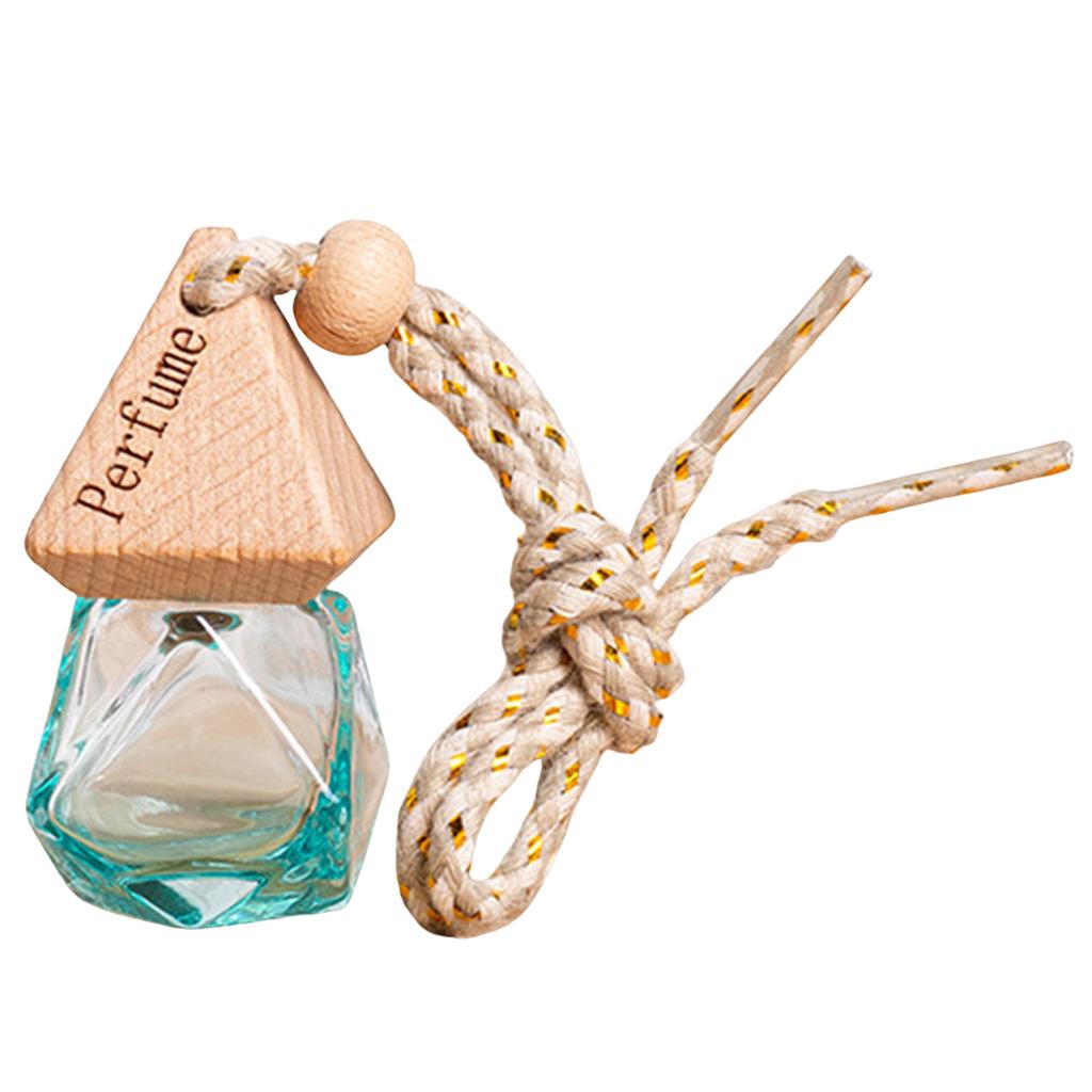 Автомобильный диффузор для духов, украшение для ароматерапии, подвесной флакон с треугольной крышкой, освежитель воздуха, диффузор для эфирных масел