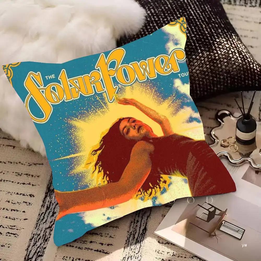 Lorde Melodrama Solar Power Tour Album Inspired Pillow Case Square Pillow Bedroom Sofa Leisure Comfort Cushion Home Decoration