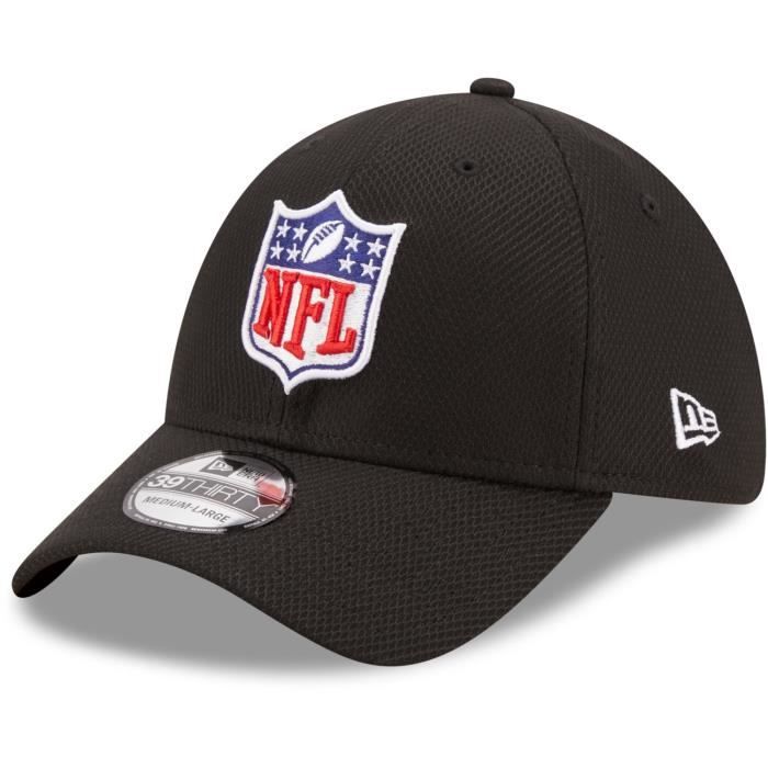 Casquette New Era 39Thirty Diamond Era - NFL SHIELD Noir - Homme