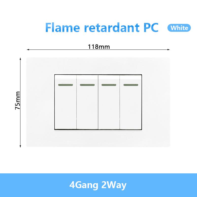 Италия Чили Мексика USB Smart Type-c 20 Вт Быстрая зарядка Настенная розетка вилка, Бразилия Панель выключателя света Универсальная розетка usb c