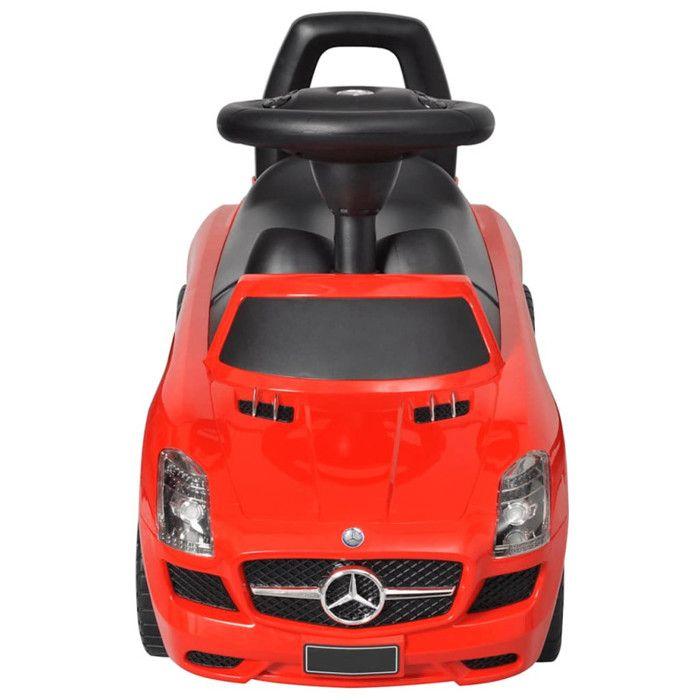 VidaXL Voiture à Pousser par Pieds pour Enfants Rouge Voiture-jouet Tout-petits 80088