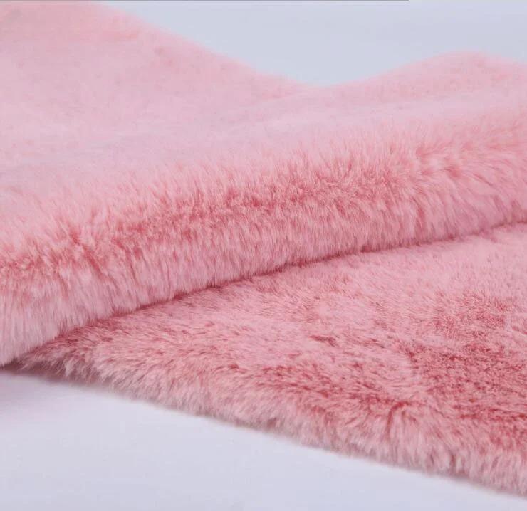50x170cm Soft Faux Fur Fabric Thickened Imitation Rabbit Plush Fabric Fur 2cm DIY Collar Of Coat/Clothing Accessories/Scarves