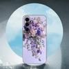 Элегантный Розовый Цветок Пион Для Samsung Galaxy S25 S24 S23 Ultra S22 S21 Plus S20 Черный Мягкий Силиконовый Защитный Чехол
