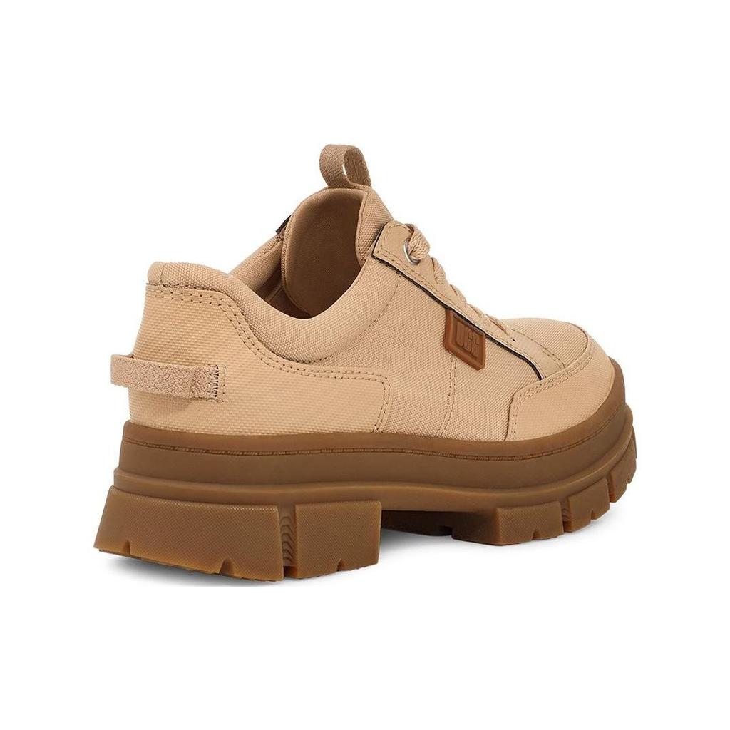 UGG Ashton Fabric Minimalist Lace-Up Round-Toe Casual Shoes Women Shoes Light-Gray-Brown 1136892-DRI