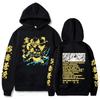 Japanese Animation Kamado Nezuko Rengoku Kyoujurou Hoodies Harajuku Akaza Agatsuma Zenitsu Streetswear Tops Sweatshirt