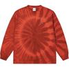Palace Вафельные лонгсливы Tie-Dye выгоревший оранжевый унисекс P27ES063