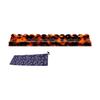 1/4Pcs Mahjong Rack with Magnetic Pusher & Storage Bag, Scalloped Acrylic Mah Jongg Tile Holder Pusher Bar, Gift for American Mahjong Players