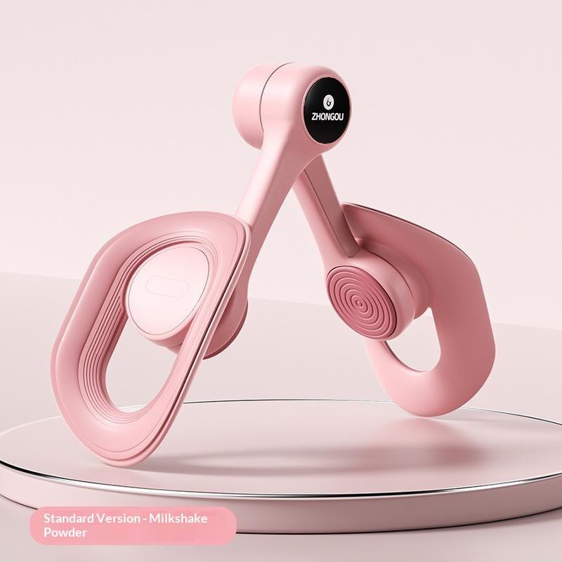 Thigh Muscle Trainer Non-Slip Ergonomic Pelvic Floor Exerciser Adjustable Leg Toner for Home Gym Slimming Postpartum Recovery
