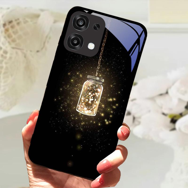 Для Oppo A6 A 6 Pro F31 5G CPH2781 Чехол Модная Расписная Крышка из Закаленного Стекла Для Телефона OPPO A6Pro Fundas Защитный Чехол Coque