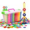 Игрушка-конструктор «Снежинка» для мальчиков 5-10 лет — маленький круглый образовательный набор