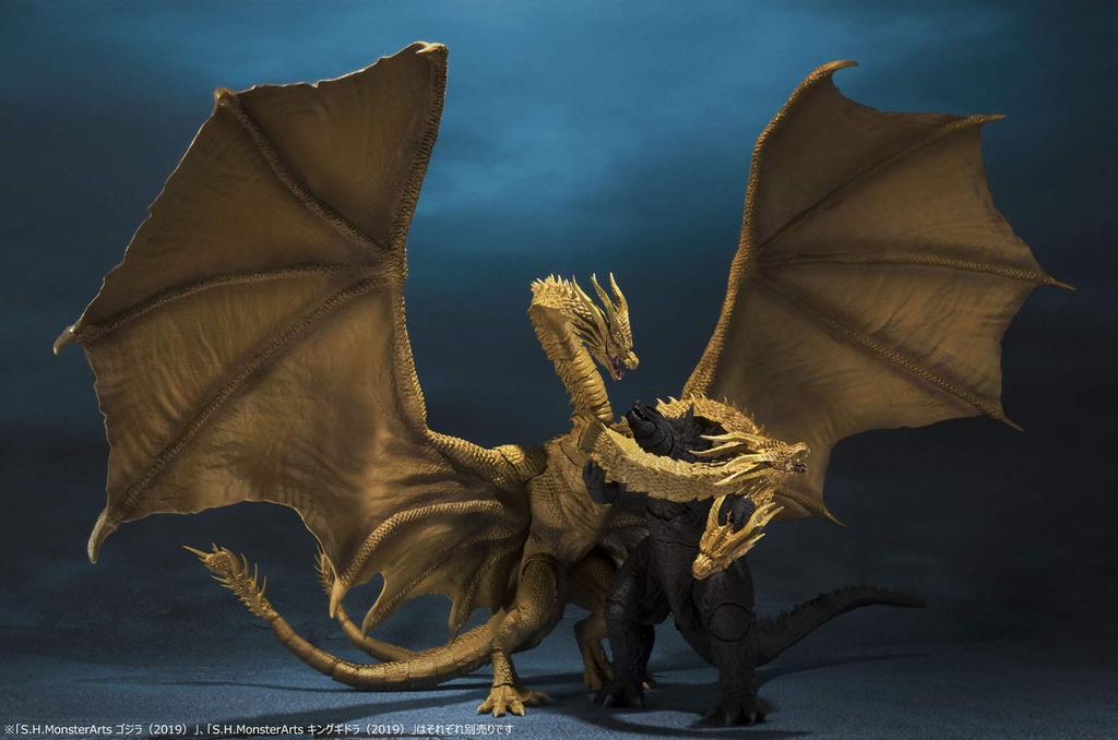 TAMASHII NATIONS Monster Arts Godzilla King Ghidorah 250mm Painted Movable Figure S.H. (2019) Approx. ABS&PVC