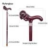 Brown Goat Wooden Fashion Stick Decorative Vampire Cospaly Party Wood Walking Cane Halloween Mace Wand Crosier 95cm
