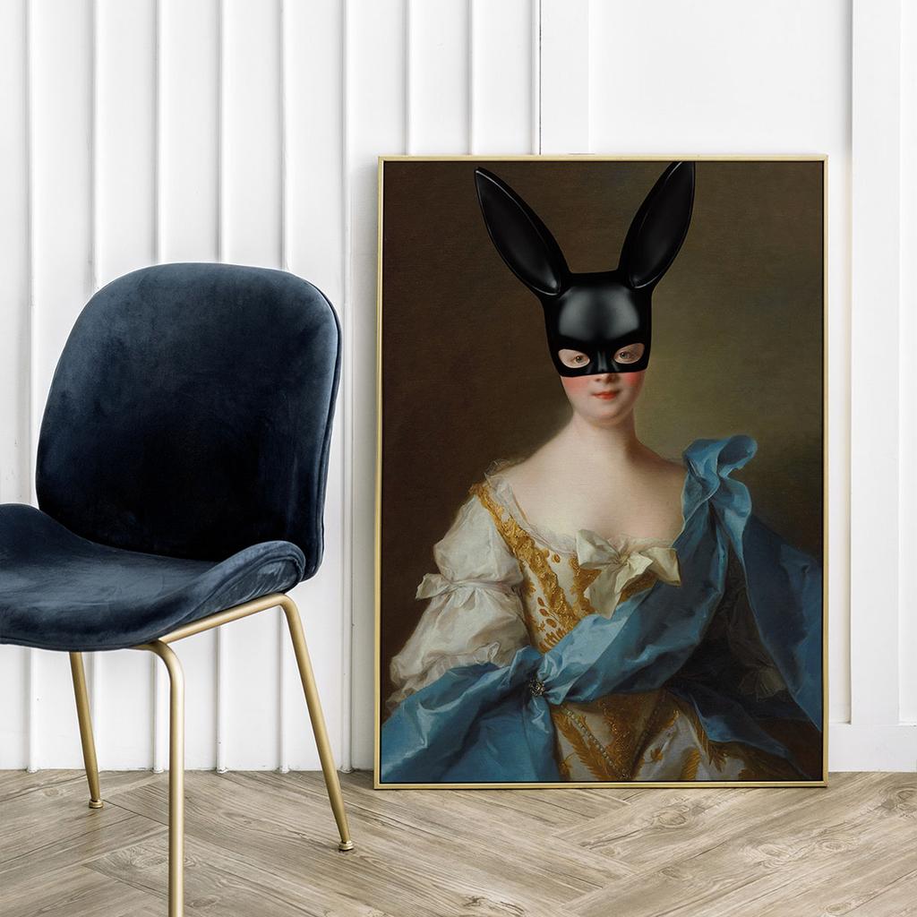 Plakat króliczek playboy maska