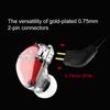 QKZ VK5 Flagship Headset In -ear Headphones 4 Unit Dynamic Bass Mobile Phone Line Control Metal Headset Earplug