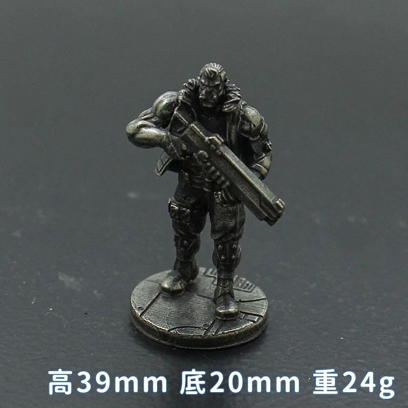 Ретро Металлическая Миниатюрная Модель Воина Киберпанк Технологичный Смысл Манекены Солдат Настольные Игровые Украшения Подарки