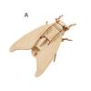 3D Animal Puzzle Toy DIY Handmade Wooden Mini Butterfly Dragonfly Bee Beetle
