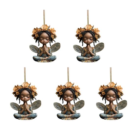 2D Акриловое украшение Иисус Христос Подвесной декор на зеркало заднего вида автомобиля Религиозный подарок для христиан Ретро Аксессуары для веры