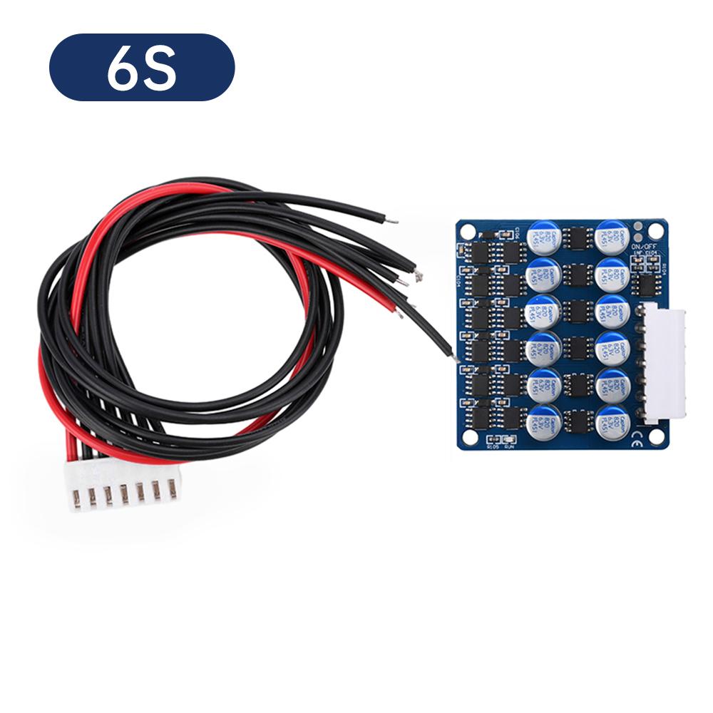 4S 6S 8S 3A Lithium Battery Active Equalizer Module 0.01V High Precision Power Battery Equalizer for Ternary / LiFePO4 Battery