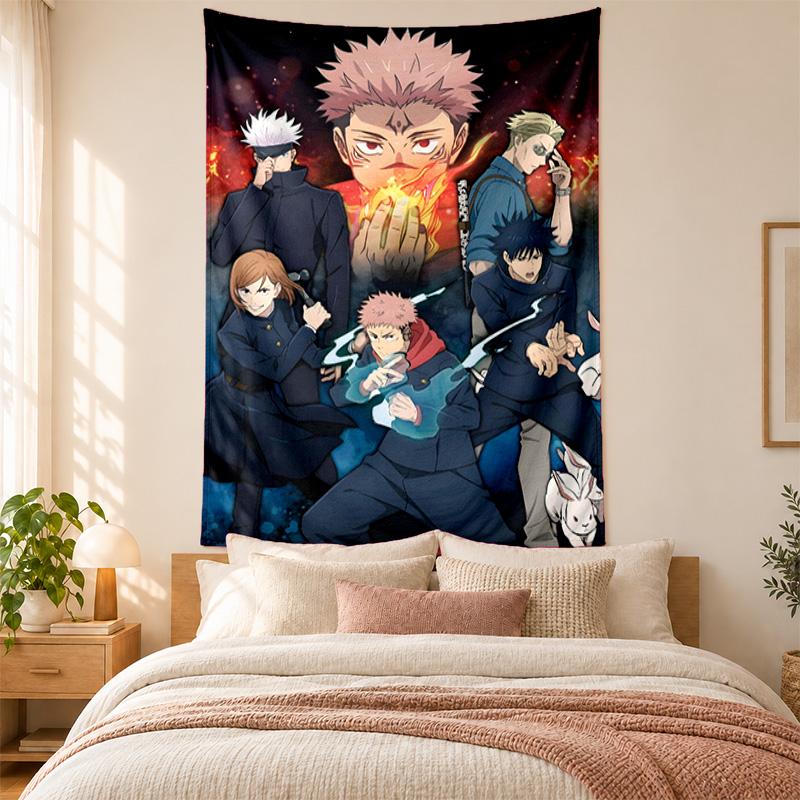 Jujutsu Kaisen Tapestry highquality for decorating living room bedroom dorm walls ideal as bedroom wallart orholiday gift